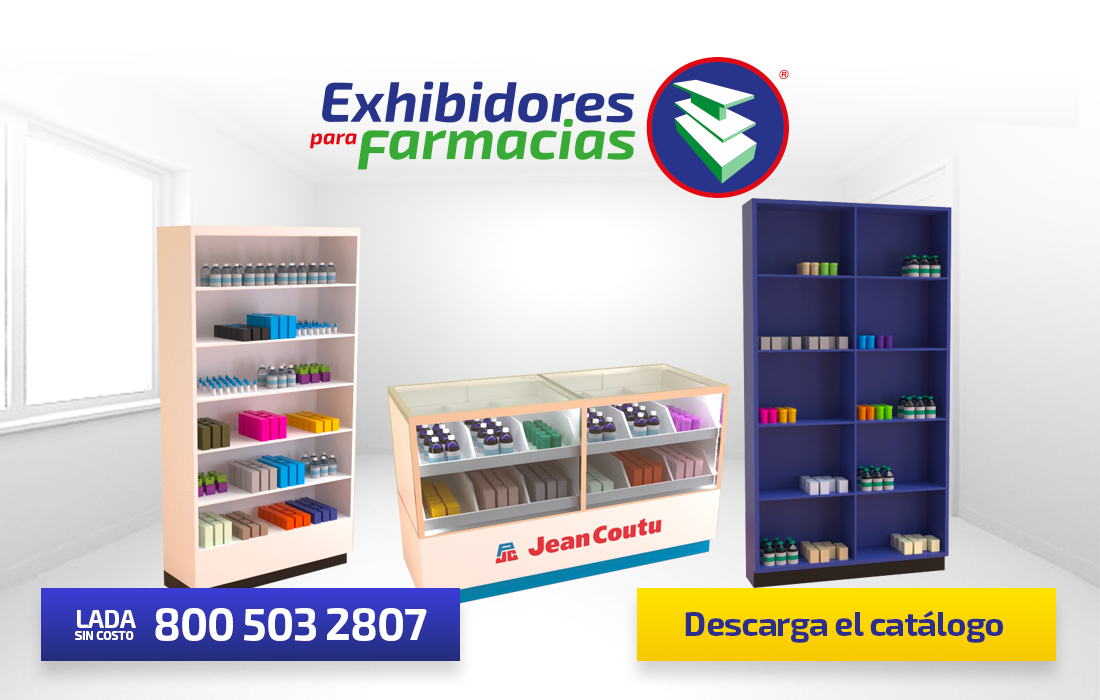 Exhibidores Divisiones para Farmacias