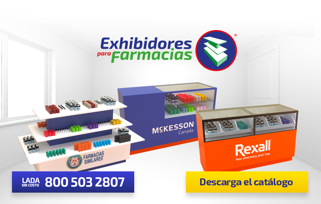 Exhibidores de Medicinas para Farmacias